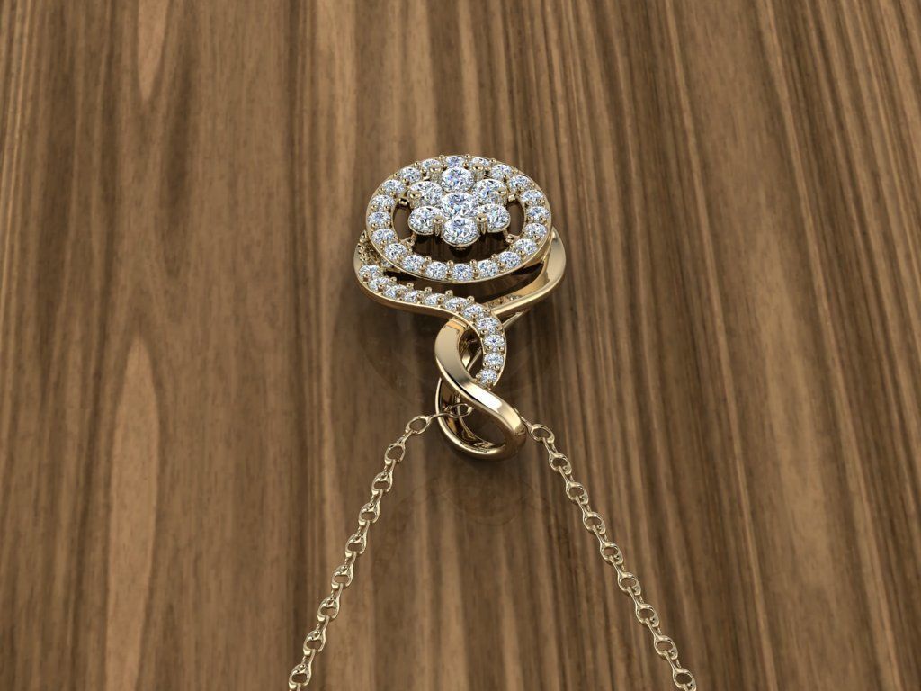 Jewelry Pendant 3D print model_12