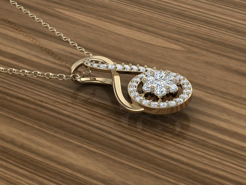 Jewelry Pendant 3D print model_2