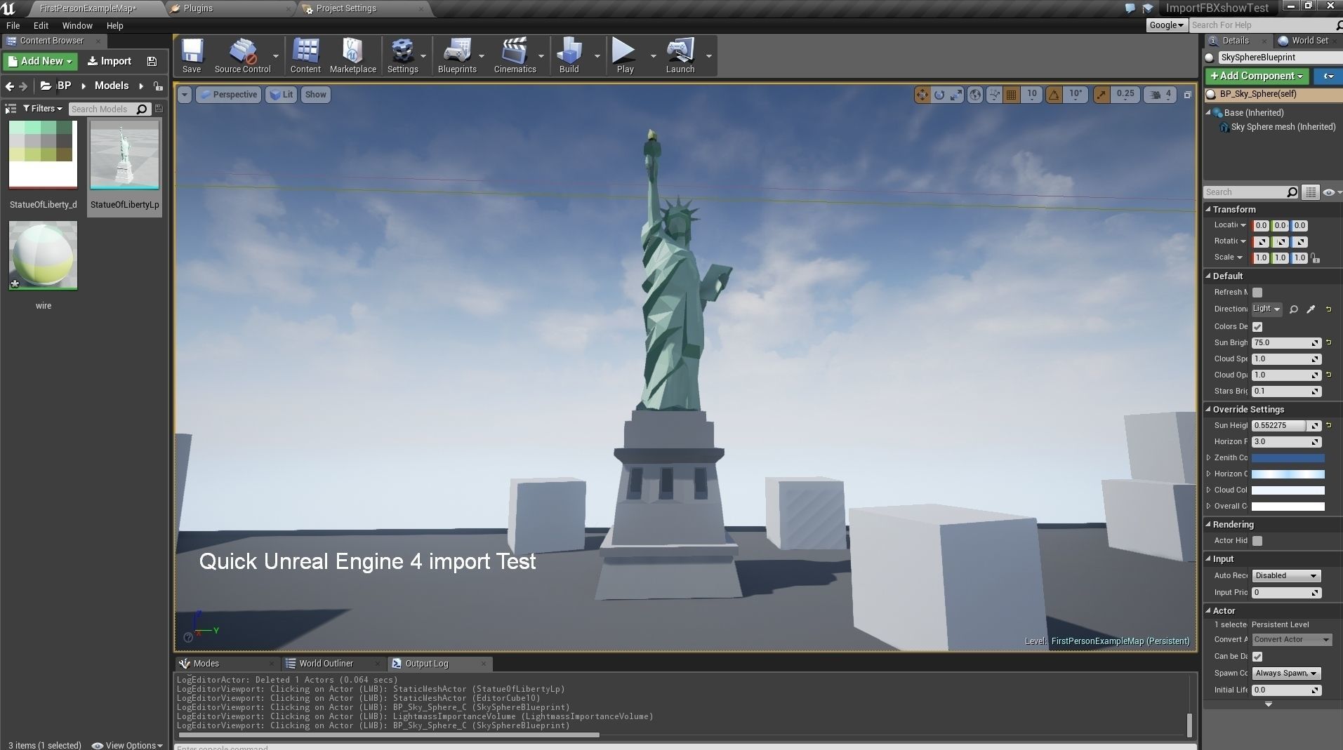 Statue of Liberty Low Poly Art Style Low-poly 3D model_16