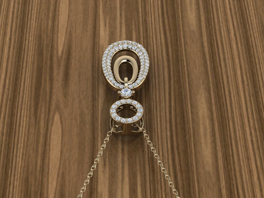 Jewelry Pendant 3D print model_12