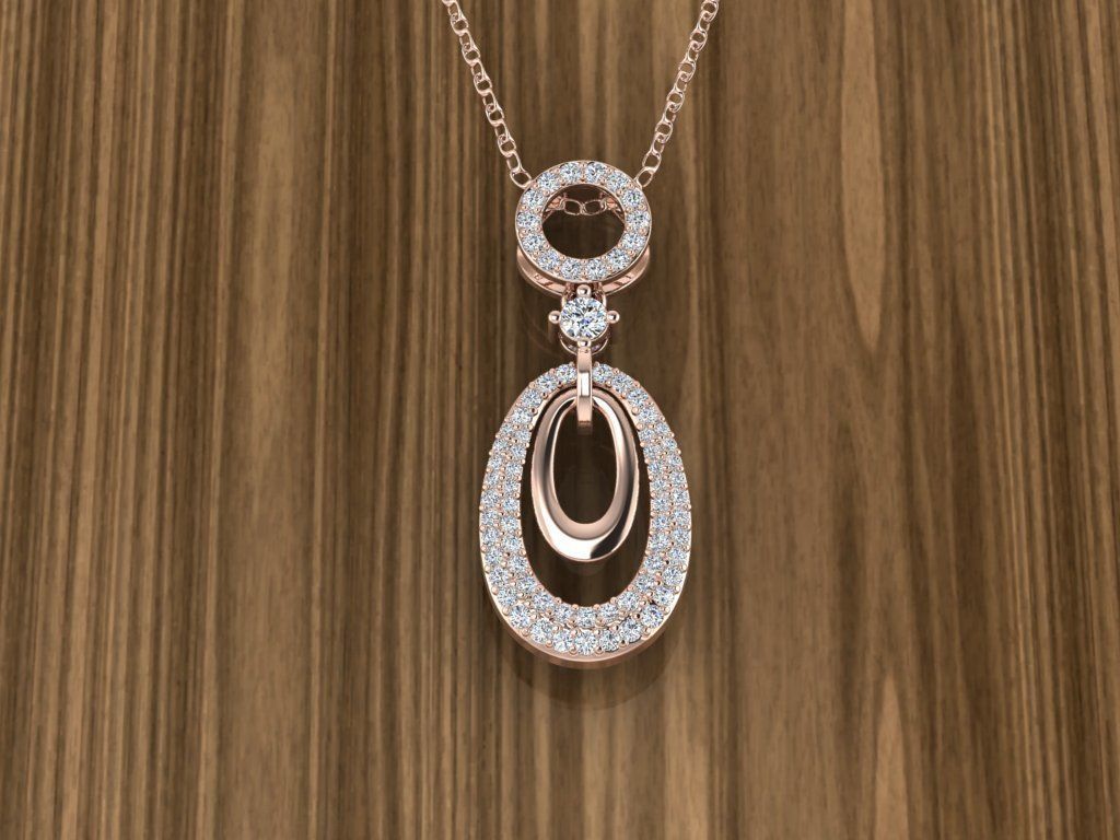 Jewelry Pendant 3D print model_3