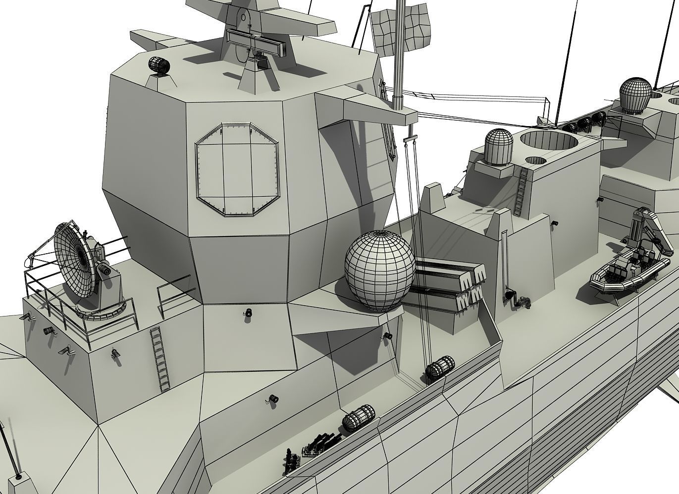 FRIDTJOF NANSEN NORWEGIAN FRIGATE 3D model_9