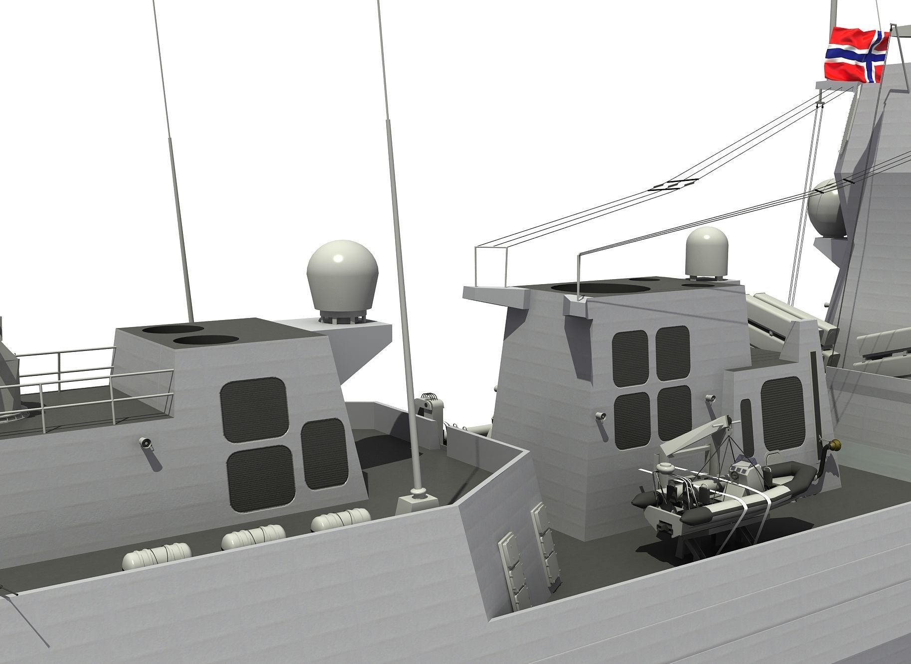 FRIDTJOF NANSEN NORWEGIAN FRIGATE 3D model_16