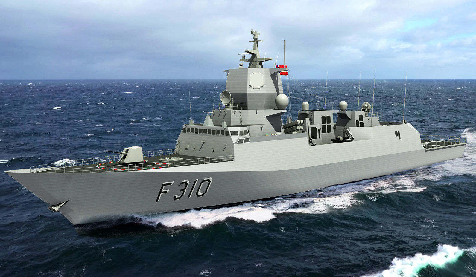 FRIDTJOF NANSEN NORWEGIAN FRIGATE 3D model_12