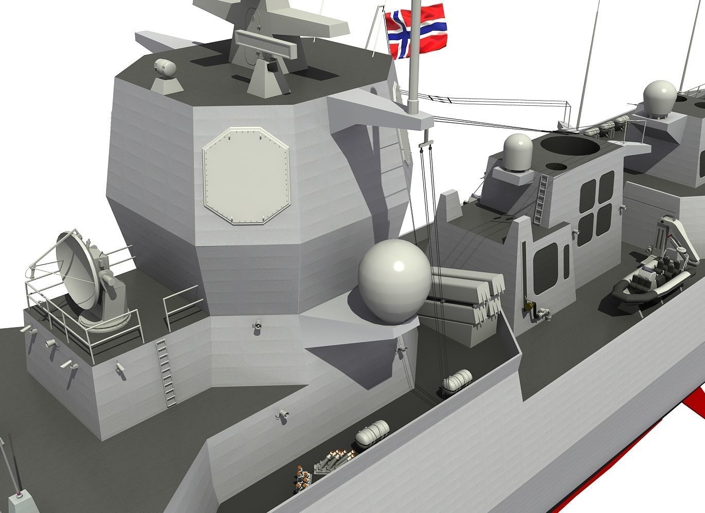 FRIDTJOF NANSEN NORWEGIAN FRIGATE 3D model_6