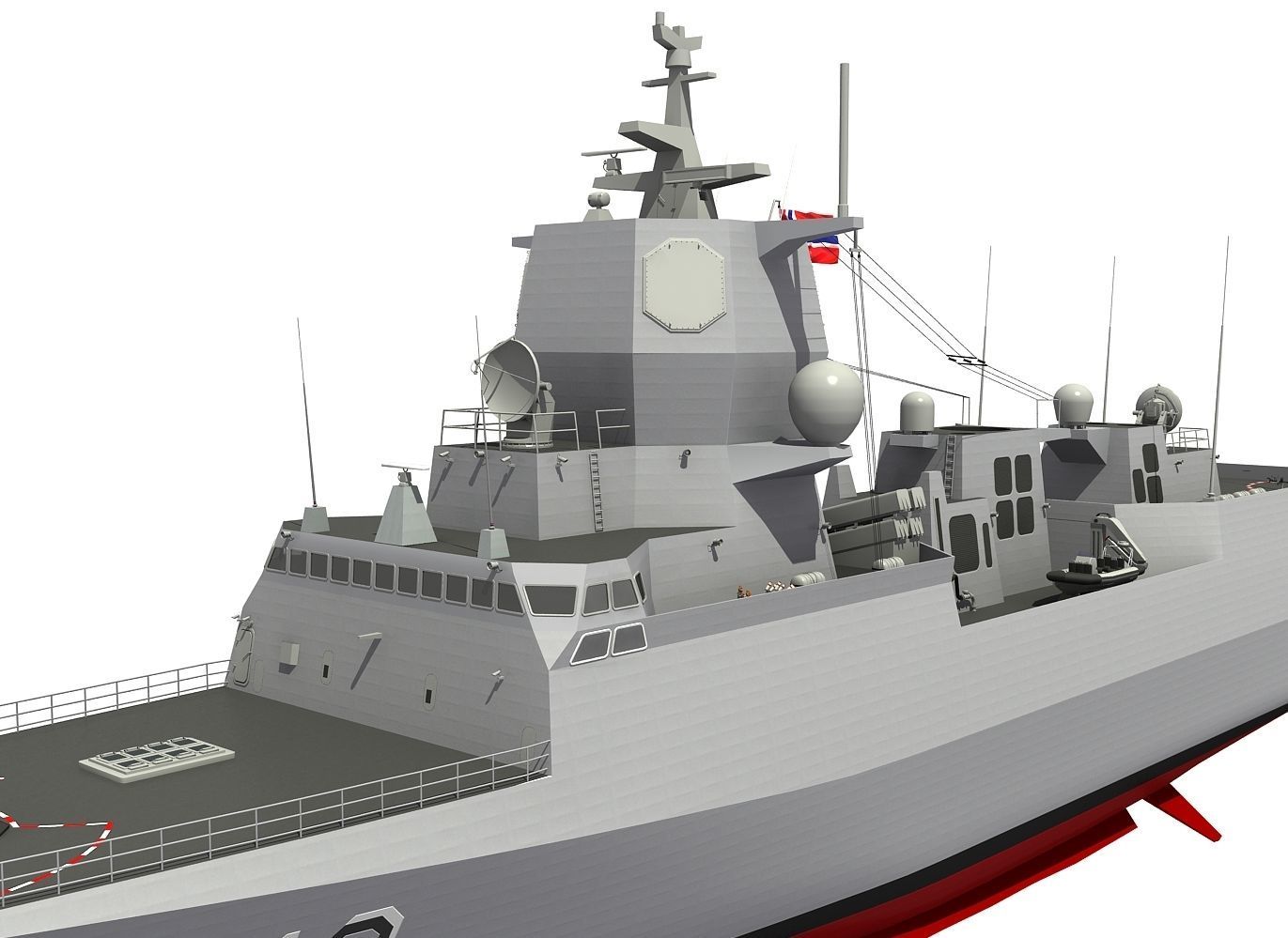 FRIDTJOF NANSEN NORWEGIAN FRIGATE 3D model_5