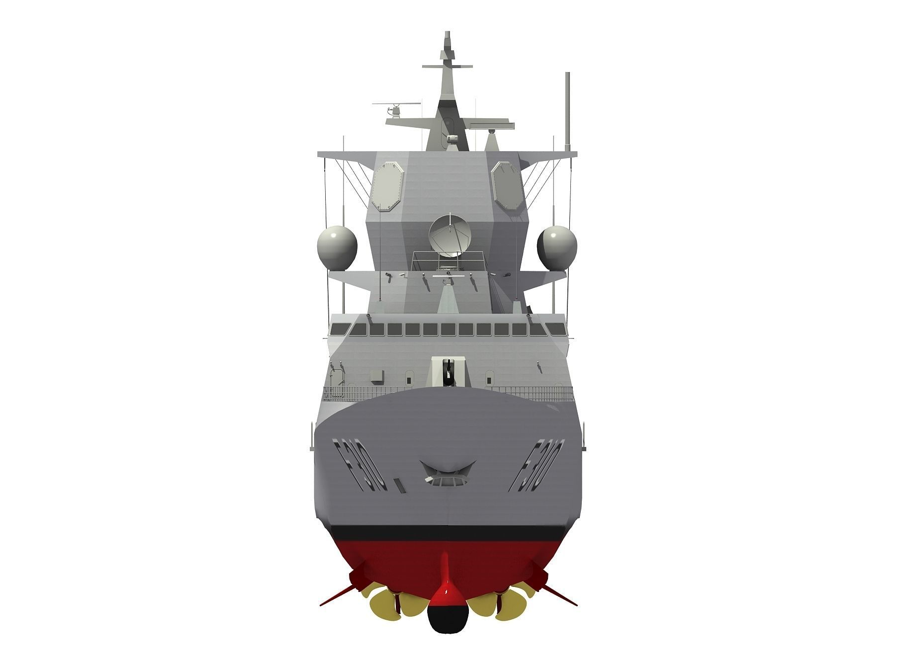 FRIDTJOF NANSEN NORWEGIAN FRIGATE 3D model_19