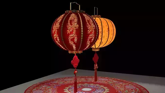 Chinese red lantern 