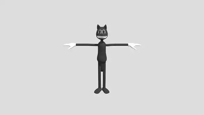 Cartoon cat model