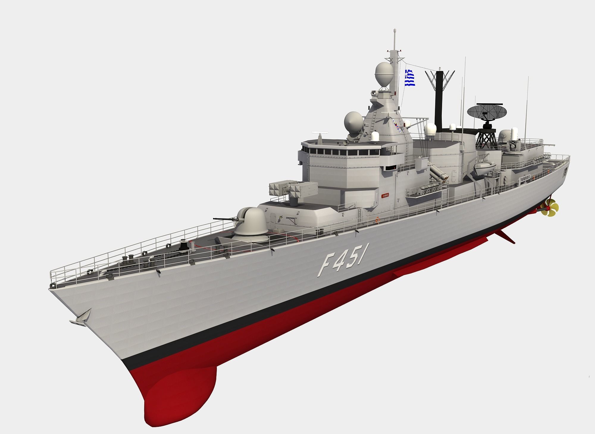 KORTENAER CLASS FRIGATE HS LIMNOS 3D model_23