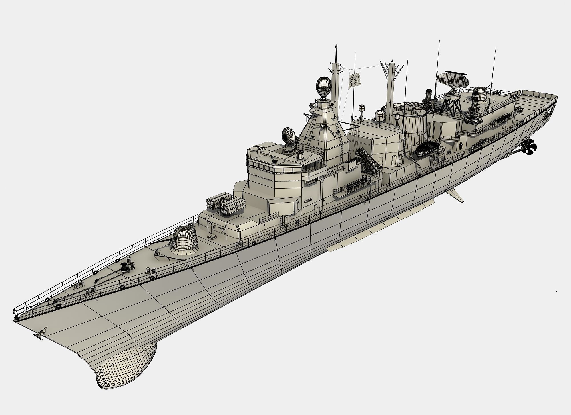 KORTENAER CLASS FRIGATE HS LIMNOS 3D model_2