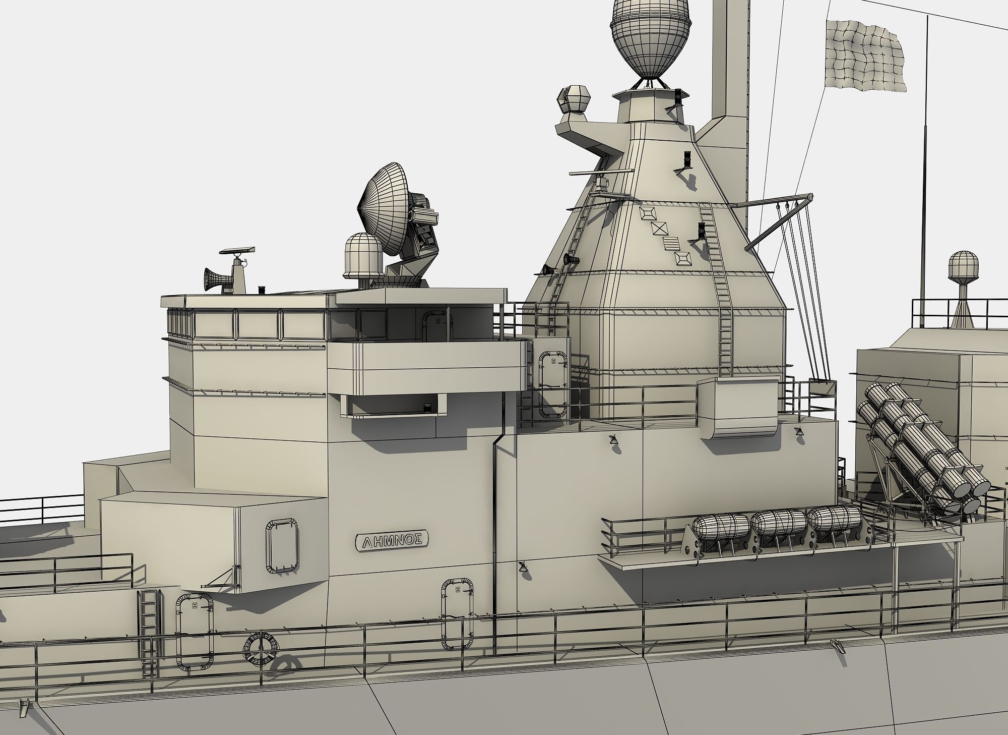 KORTENAER CLASS FRIGATE HS LIMNOS 3D model_13