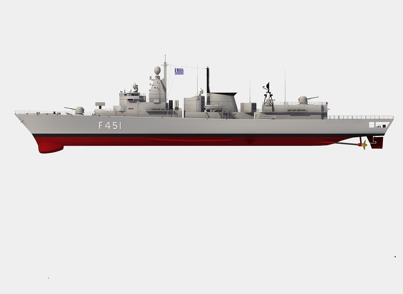 KORTENAER CLASS FRIGATE HS LIMNOS 3D model_16