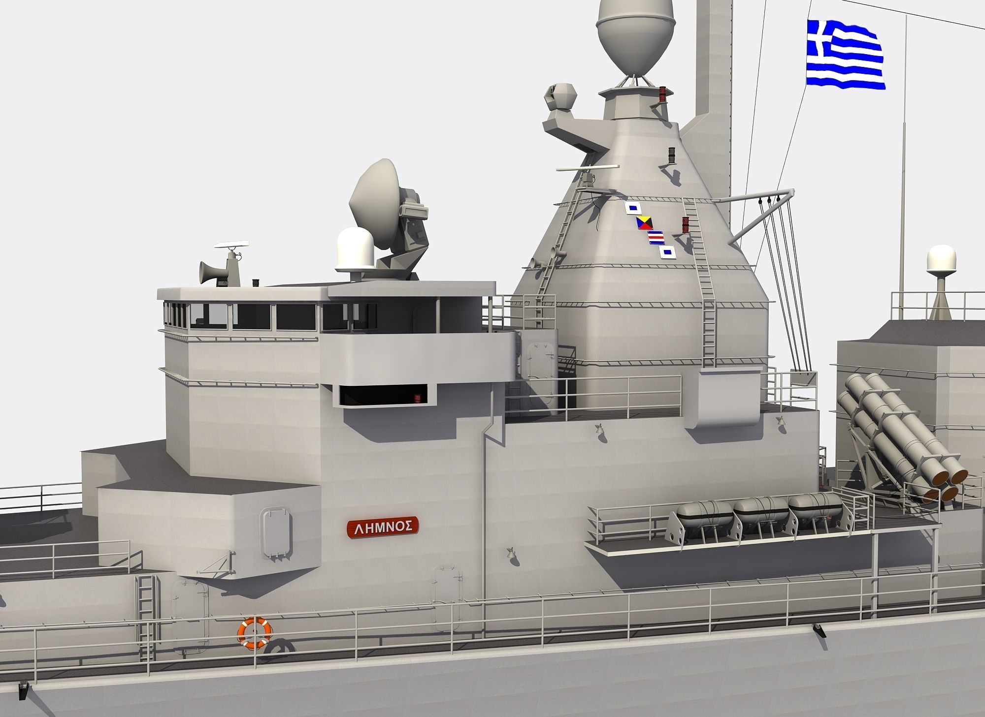 KORTENAER CLASS FRIGATE HS LIMNOS 3D model_7
