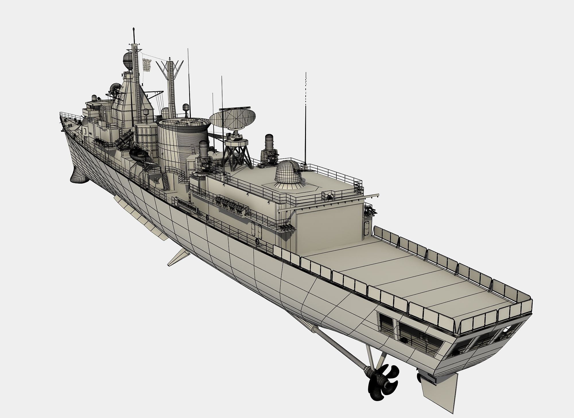 KORTENAER CLASS FRIGATE HS LIMNOS 3D model_10