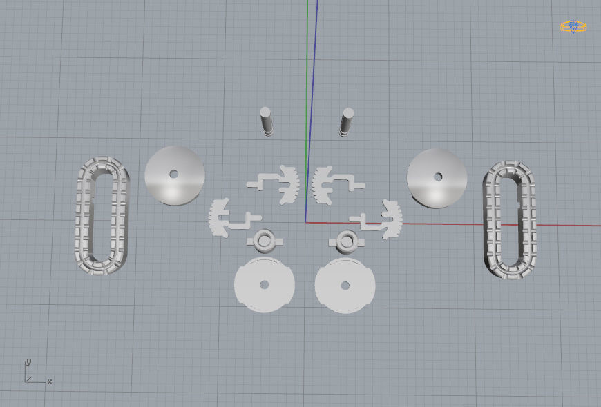 Messika Earrings 3D print model_11