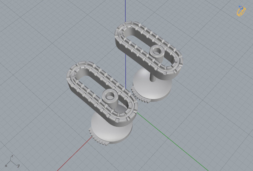 Messika Earrings 3D print model_10