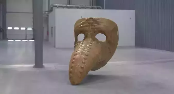 Plague mask doctor holy cross 3D print model