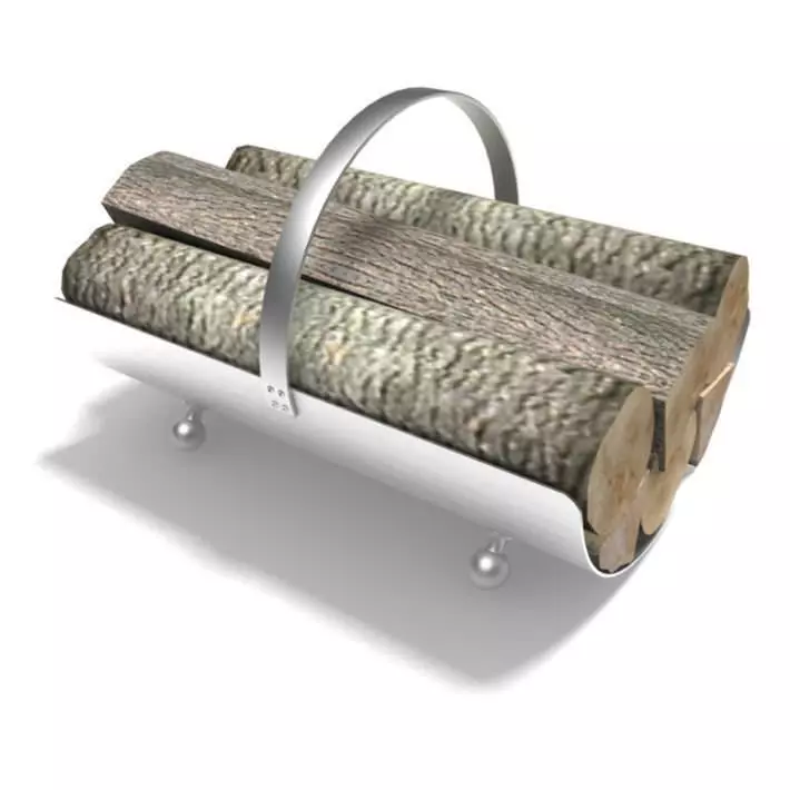 Silvermetal Log Carrier 3D model_0