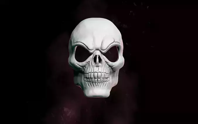 Stylized Skull Mask 3D print model