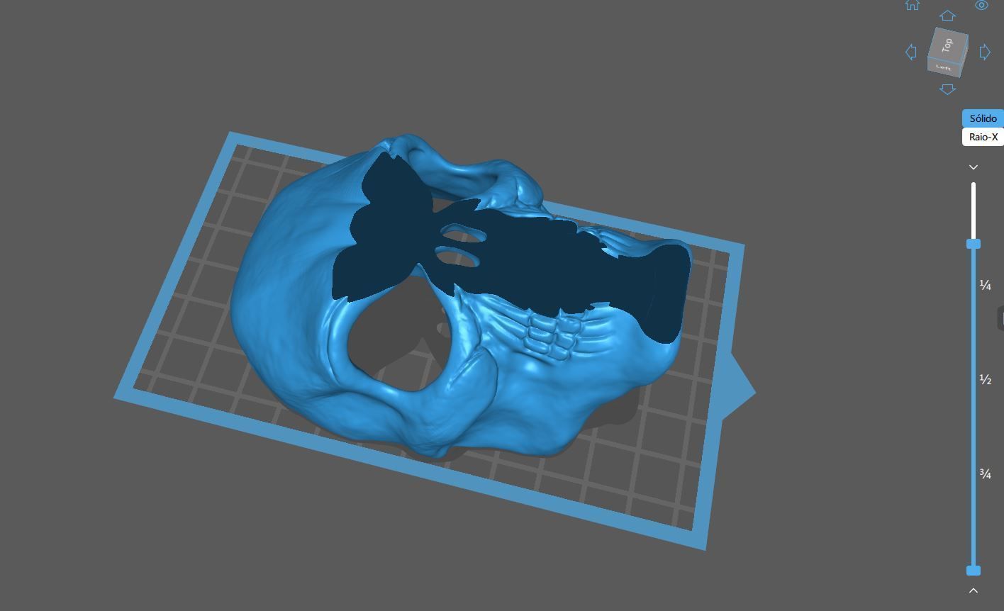 Stylized Skull Mask 3D print model_7