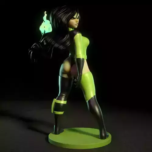 Shego statue of female superhero