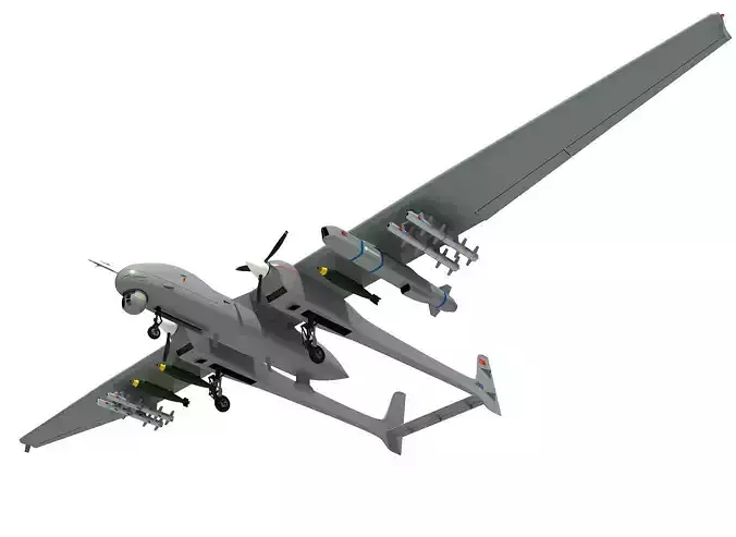 AKSUNGUR UAV ANKA-2 3D model