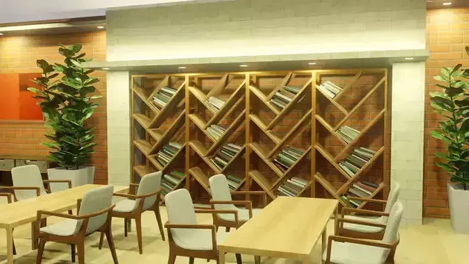 reading area interior design