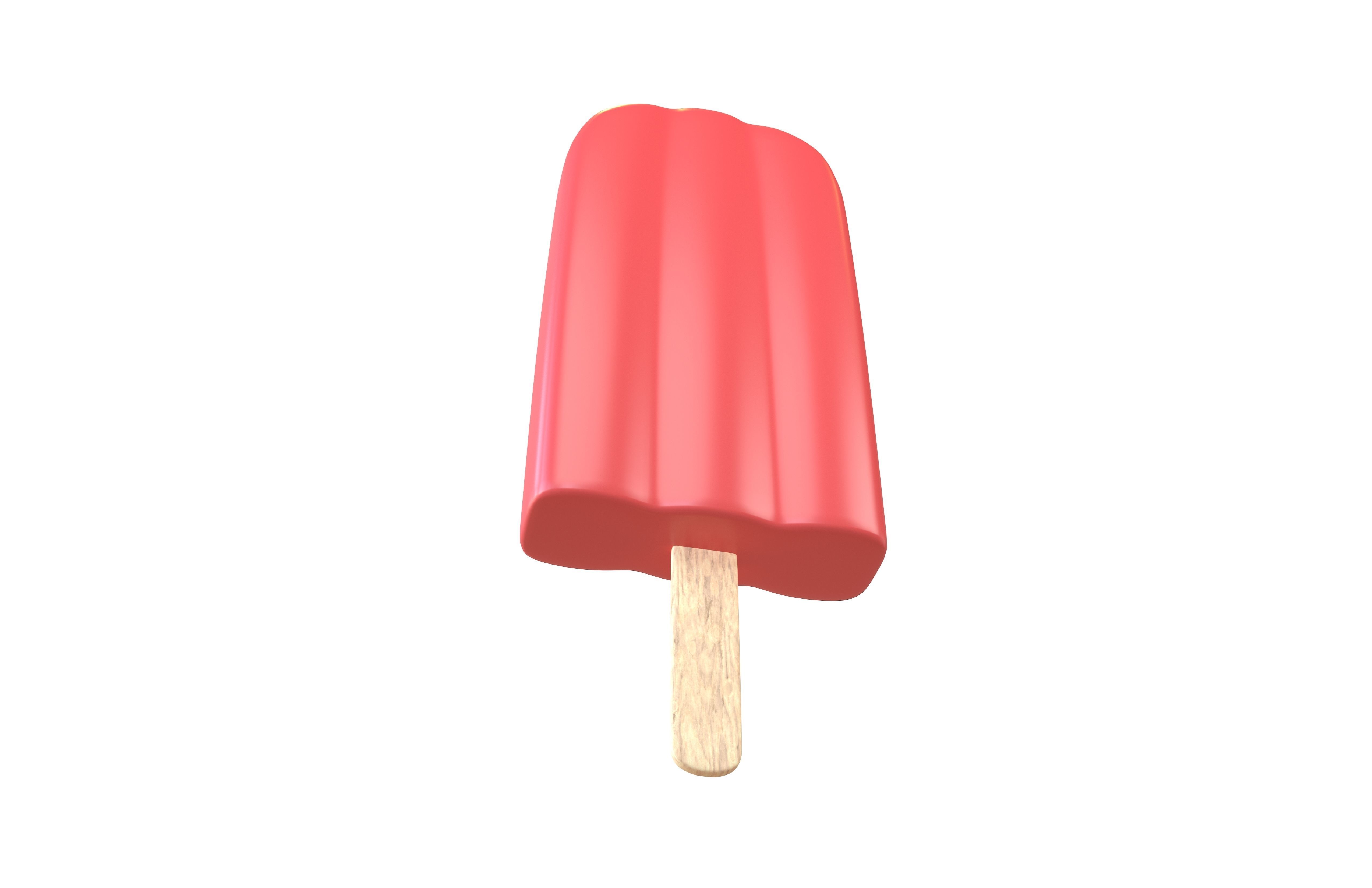 Ice Lolly v2 009 Low-poly 3D model_3