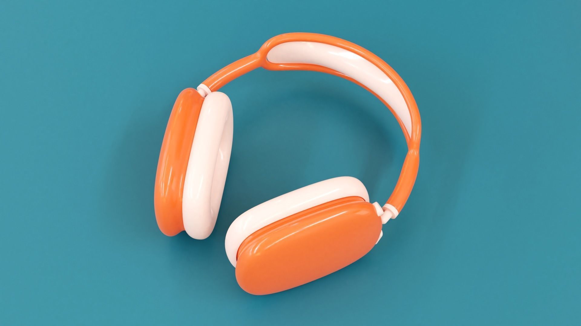 Cartoon Style Apple Products 3D model_1