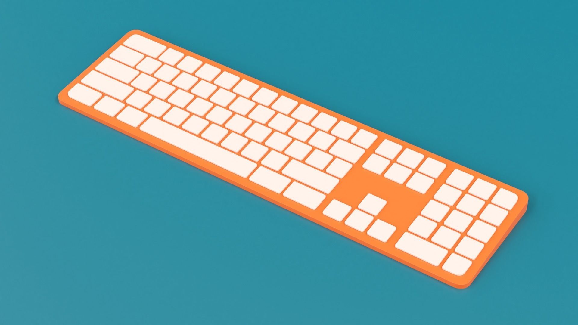 Cartoon Style Apple Products 3D model_5