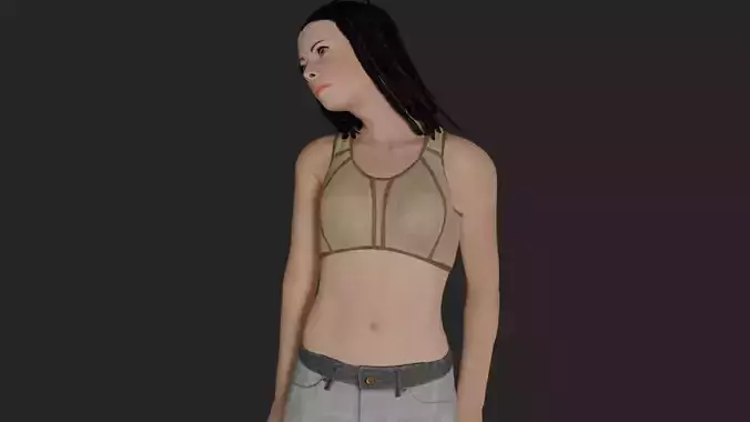 Rigged Female Character 27