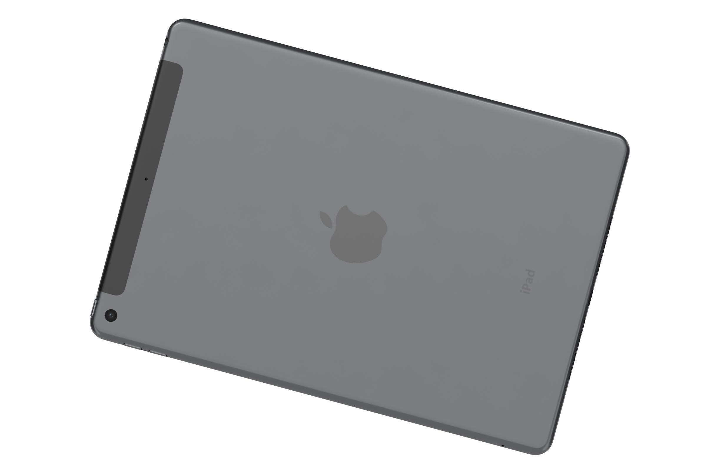 Apple iPad 10 2 2021 9th Gen Space Gray 3D model_11