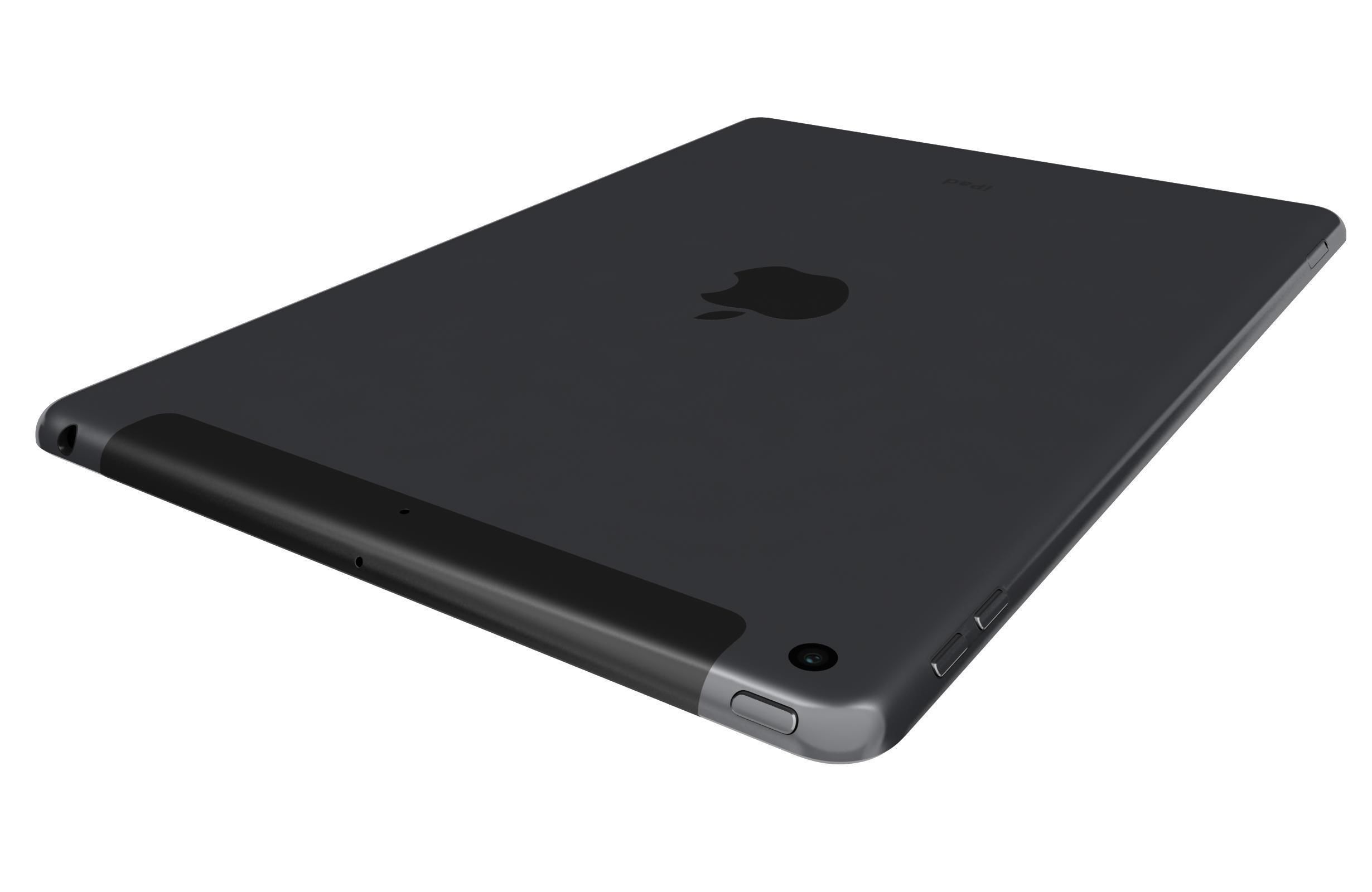 Apple iPad 10 2 2021 9th Gen Space Gray 3D model_14