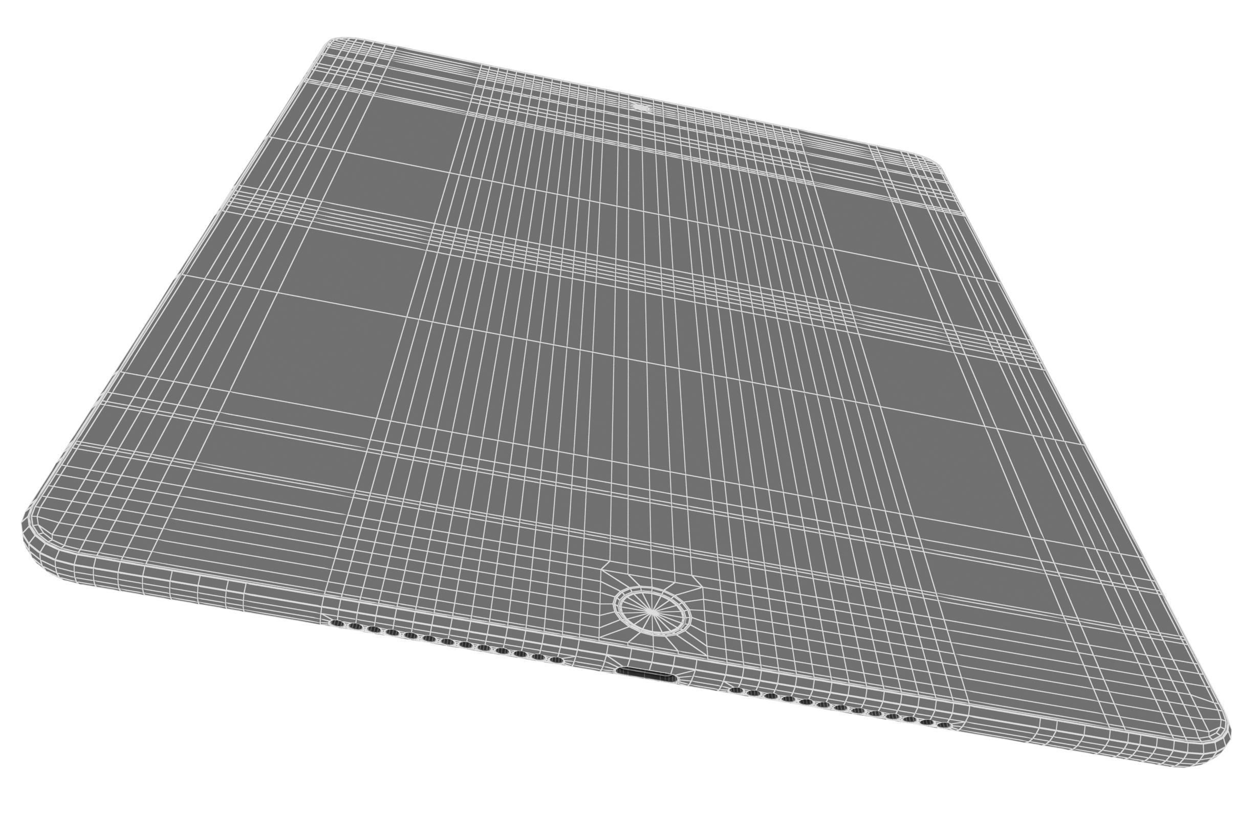 Apple iPad 10 2 2021 9th Gen Space Gray 3D model_20