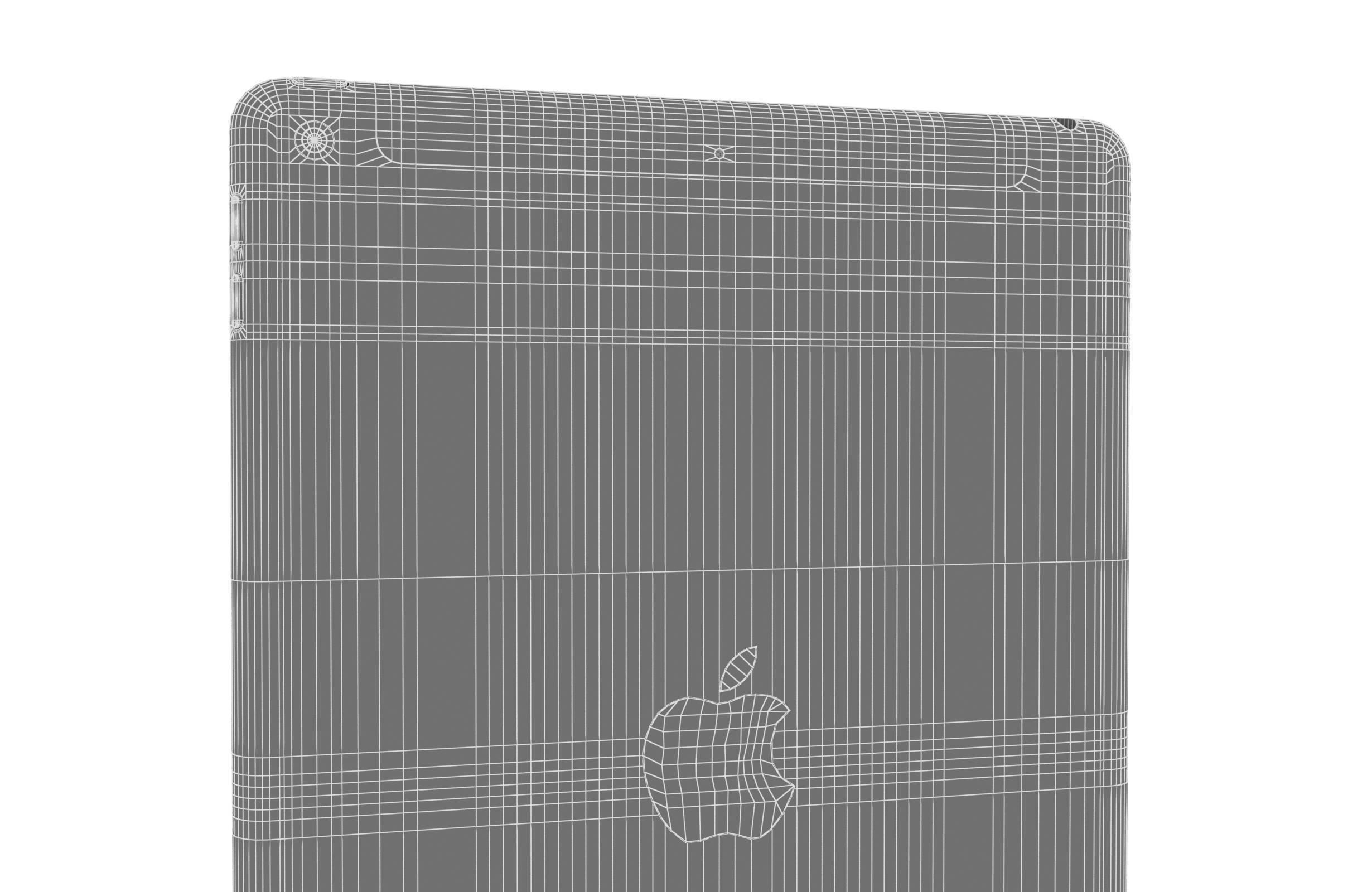 Apple iPad 10 2 2021 9th Gen Space Gray 3D model_25