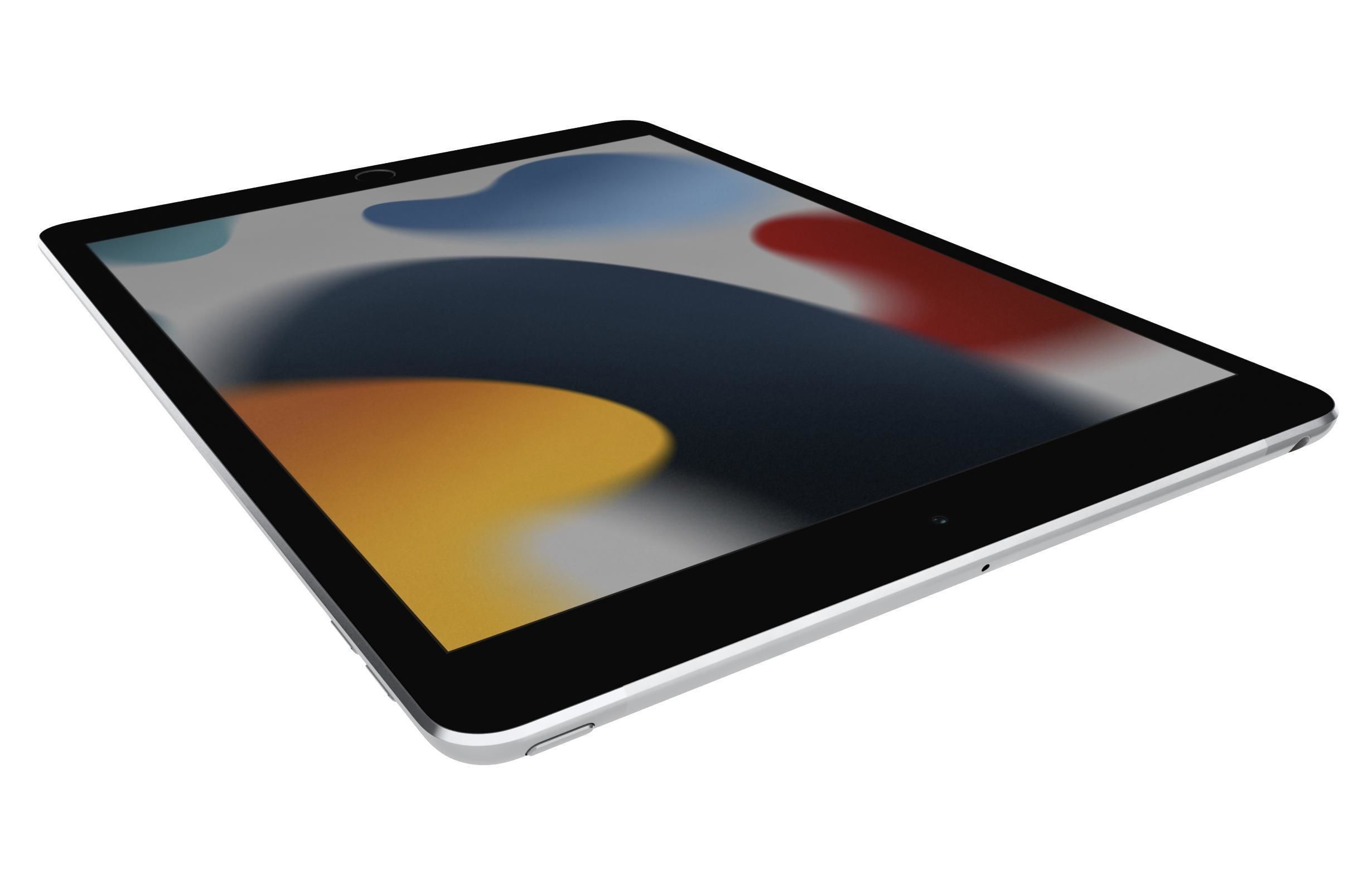 Apple iPad 10 2 2021 9th Gen Space Gray And Silver 3D model_26