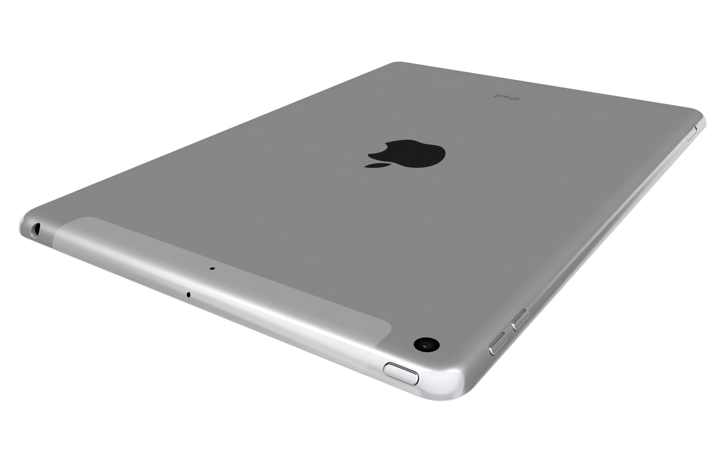 Apple iPad 10 2 2021 9th Gen Space Gray And Silver 3D model_30