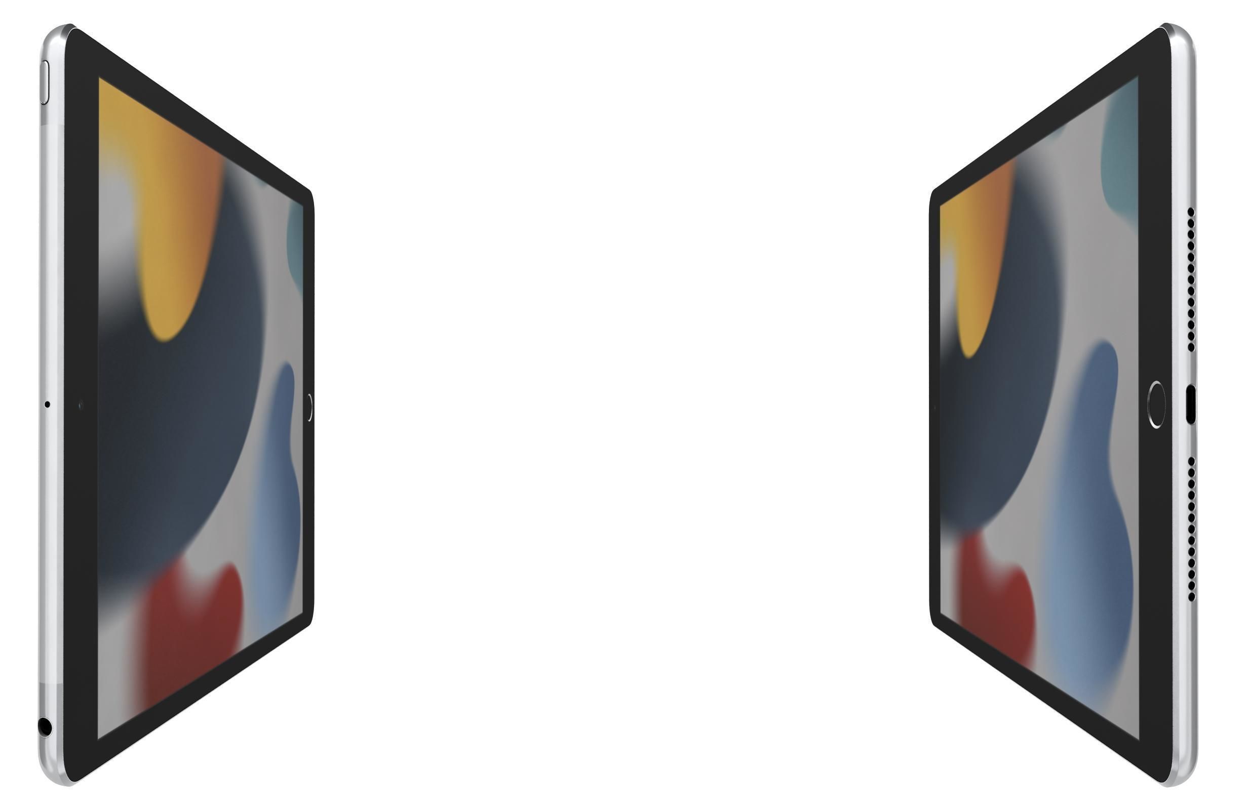 Apple iPad 10 2 2021 9th Gen Space Gray And Silver 3D model_18