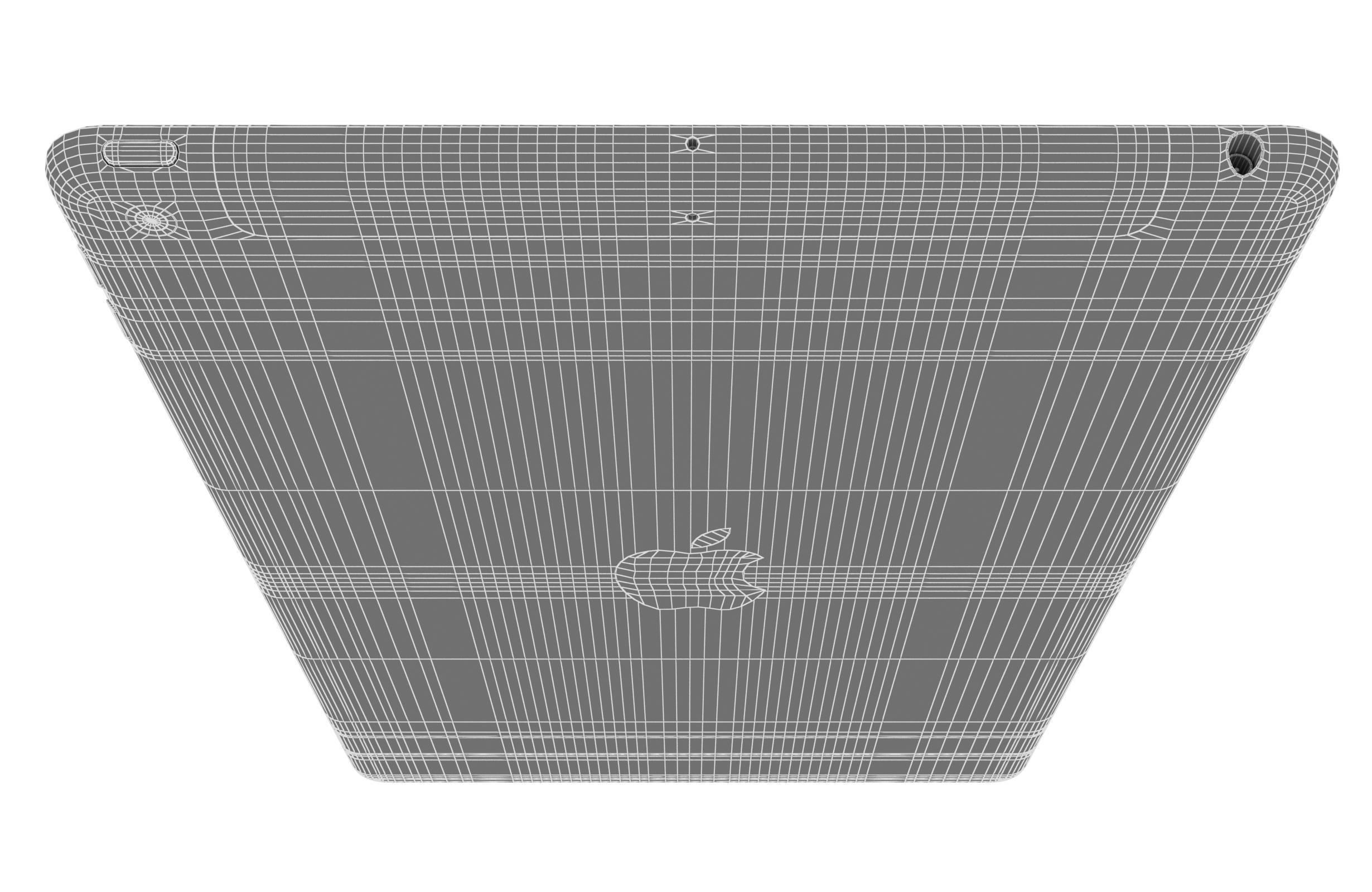 Apple iPad 10 2 2021 9th Gen Space Gray And Silver 3D model_39