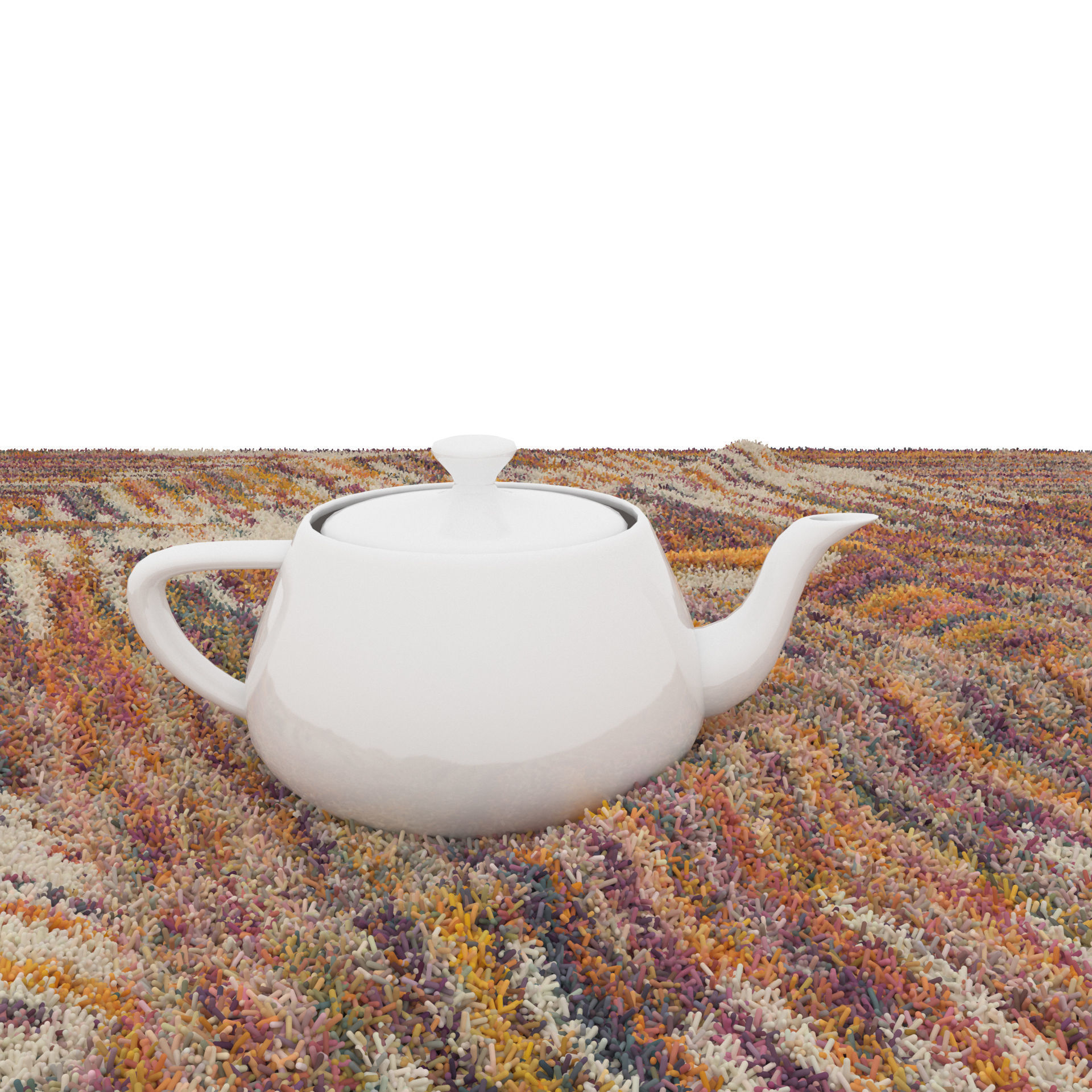 Rugs No 380 Low-poly 3D model_7