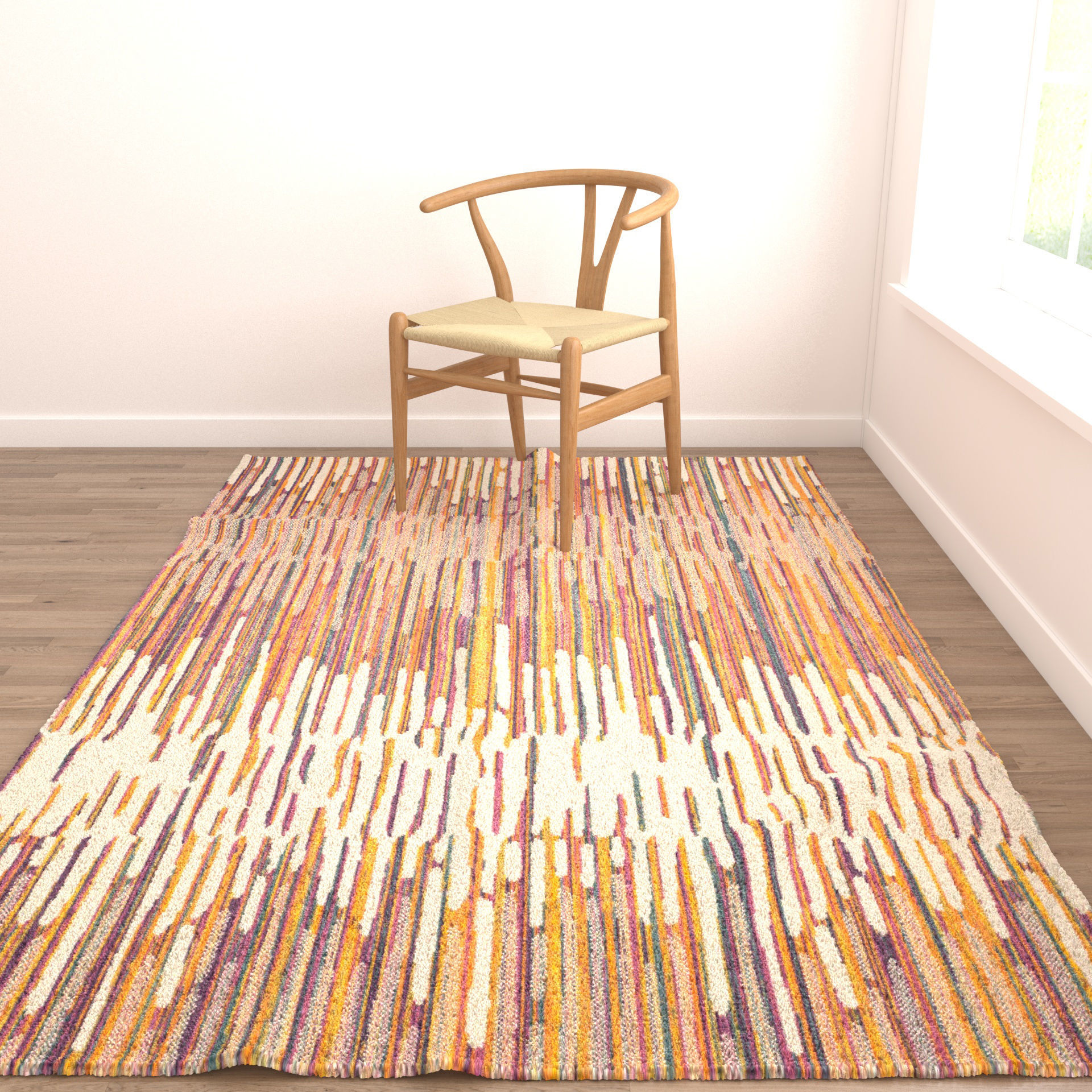 Rugs No 380 Low-poly 3D model_3