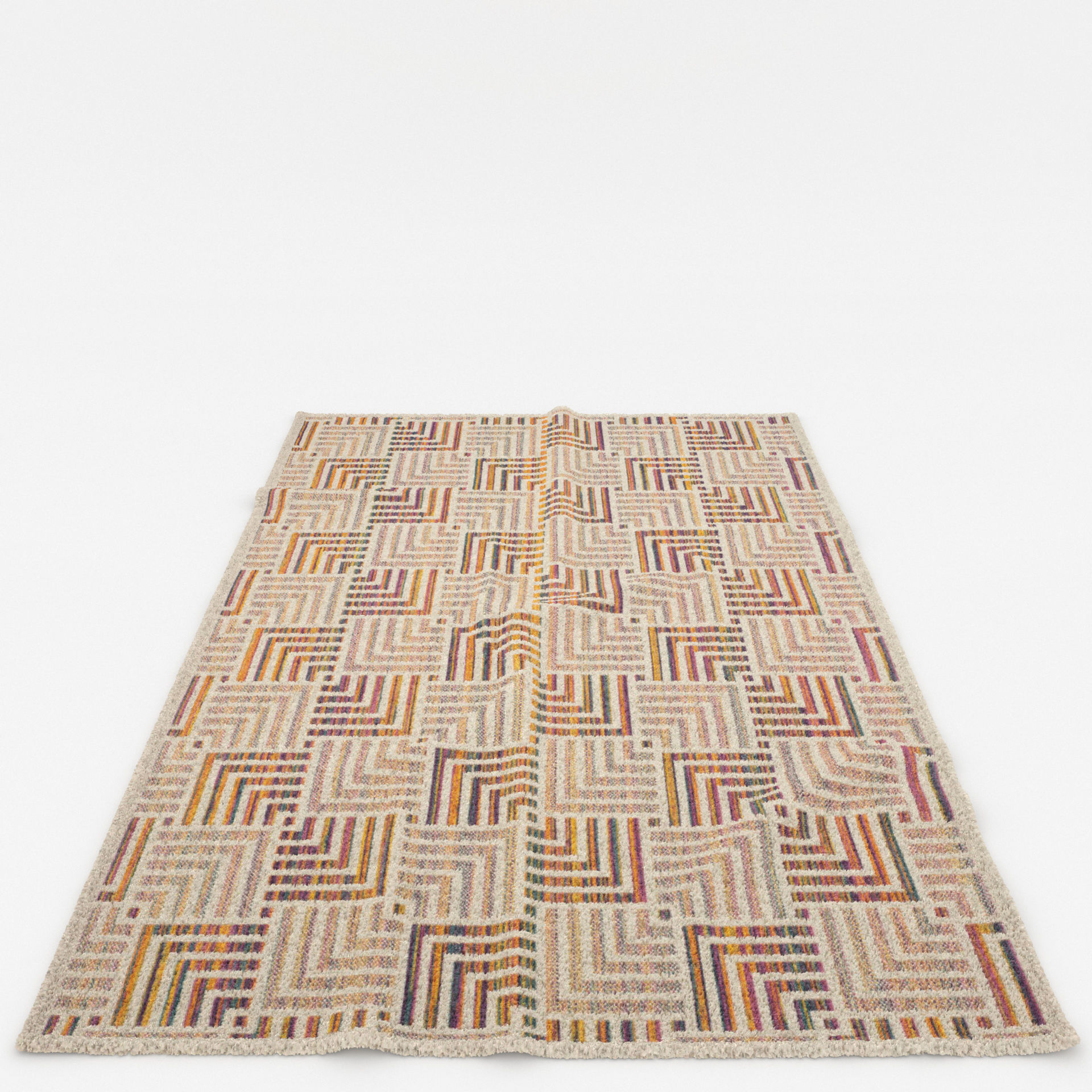 Rugs No 380 Low-poly 3D model_4