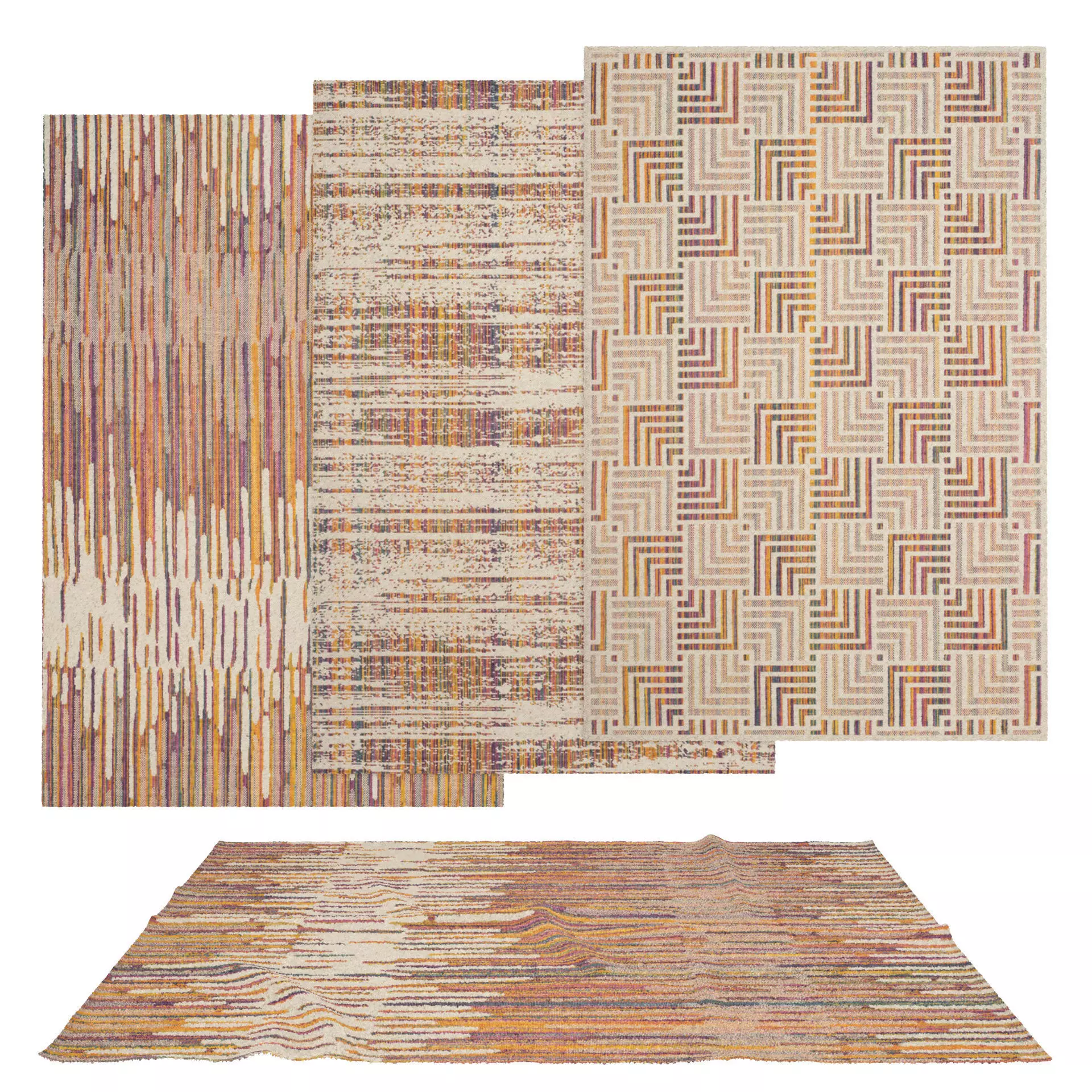 Rugs No 380 Low-poly 3D model_0