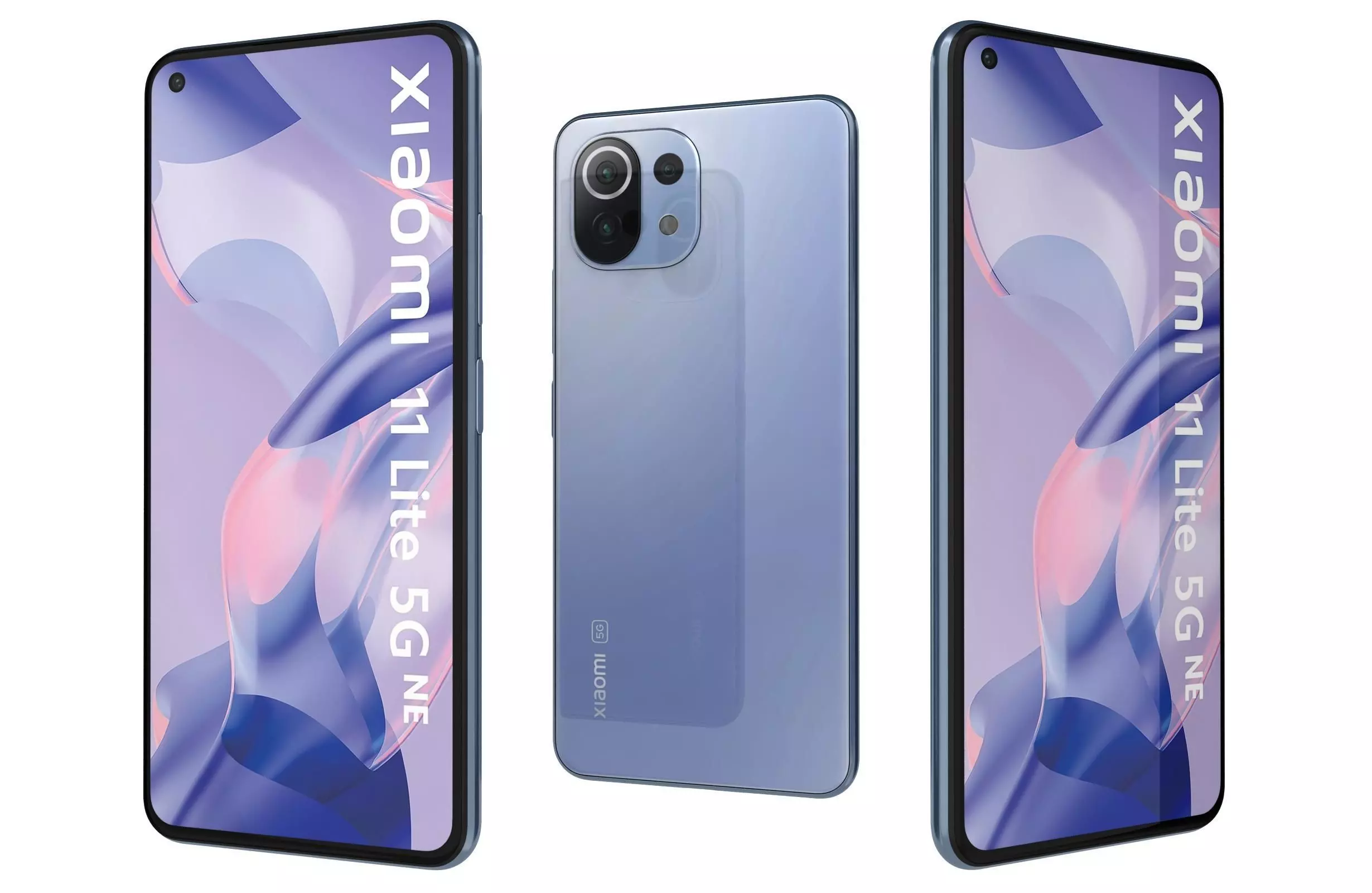 Xiaomi 11 Lite 5G NE Bubblegum Blue 3D model