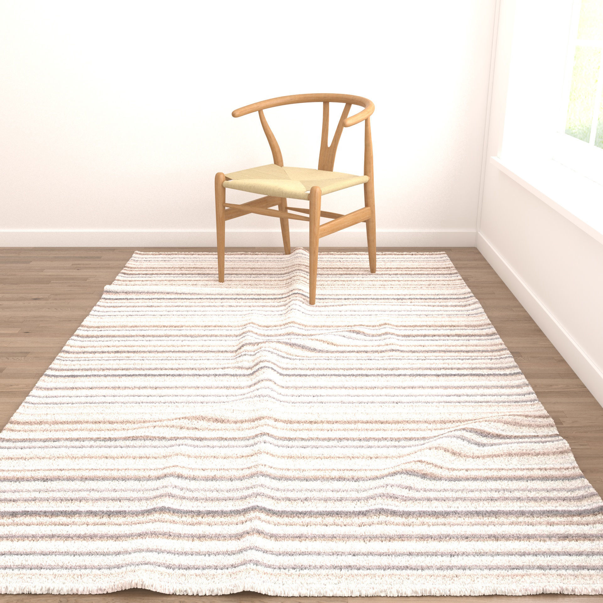 Rugs No 382 Low-poly 3D model_4