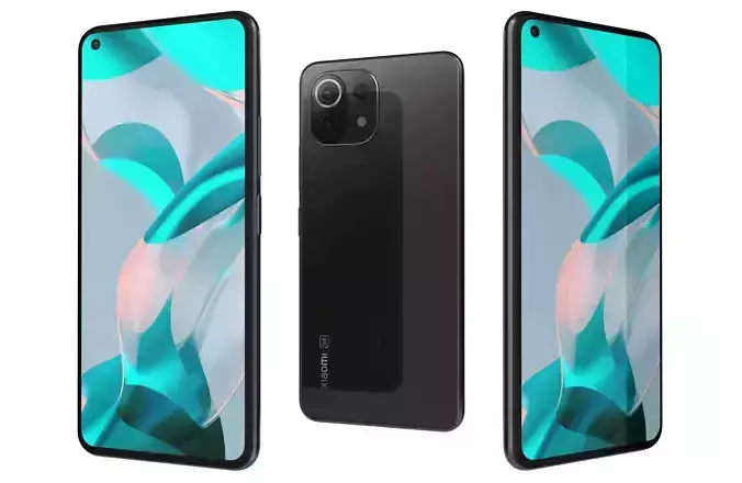 Xiaomi 11 Lite 5G NE Truffle Black 3D model
