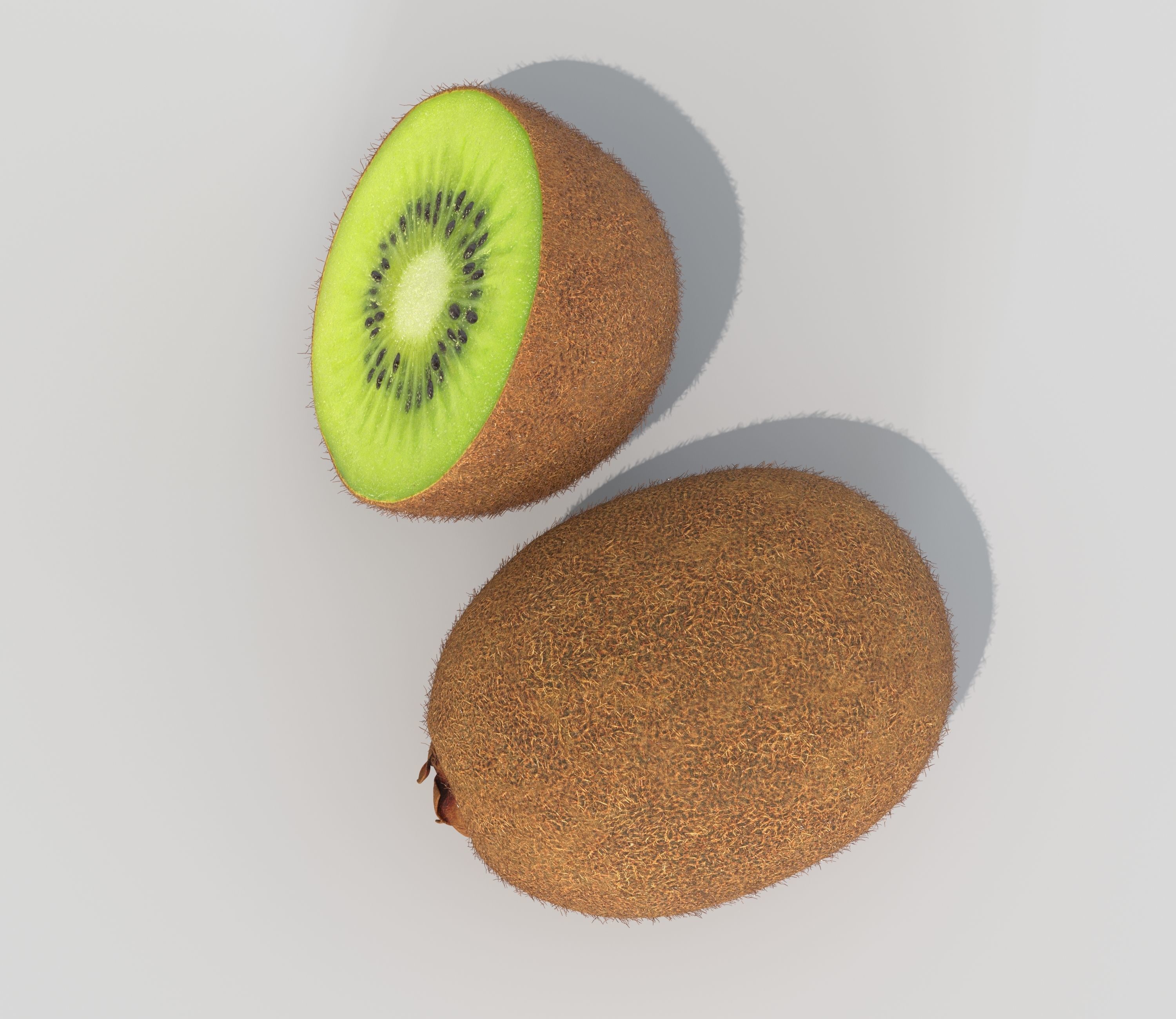 Kiwi Fruit 3D model_3