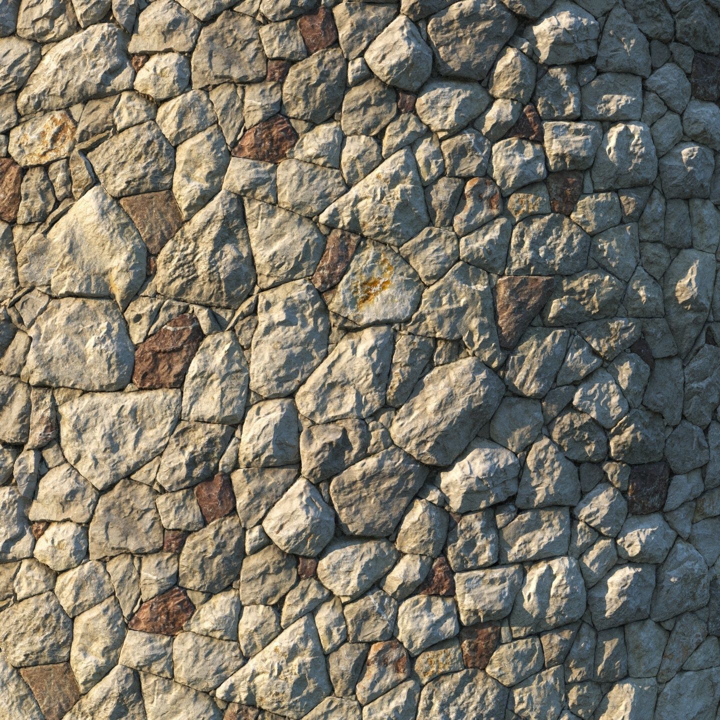 8k seamless PBR masonry material 08 Texture_3