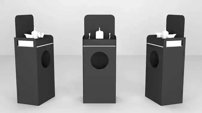 Sanitizing Product Display Unit for Superstore 3D model